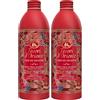 Tesori d'Oriente - Bagno Crema Fiore del Dragone e Pitaya, Bagnoschiuma dalle Note di Fiori Bianchi, Deterge Delicatamente la Pelle Donando un Profondo Benessere, 500ml (Confezione da 2)