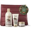 Bottega Verde - Cofanetto Regalo Karité d'Africa con Pochette | Bagnolatte 400 ml, Crema Mani 30 ml, Crema Viso 50 ml in Pochette Trapuntata, Nutriente e Ricco, Idea Regalo
