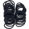 MSC Fasce elastiche per capelli spessi 4 mm, diametro 50 mm, spessore 4 mm, elastici per capelli, elastici per capelli, senza metallo, per donne, ragazze, uomini, ideali per capelli spessi, 40 pezzi