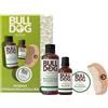 Wilkinson Sword BULLDOG SKINCARE ORIGINAL, kit da barba completo da uomo, 3 pezzi + pettine | Kit di prodotti da barba Bulldog Original, con shampoo, olio, balsamo per la barba e pettine, il regalo perfetto per lui