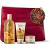 Bottega Verde - Cofanetto Regalo Argan del Marocco | Bagnodoccia 400 ml, Crema Mani 75 ml, Crema Viso 50 ml e Pochette Trapuntata, Nutriente e Elegante