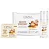OMIA LABORATOIRES Kit Routine Viso, Set Cura Viso con Crema Idratante Viso, Siero Viso e Salviette Viso con Argan del Marocco per Pelli Secche, Kit Trattamento Skin Care Antirughe - Esclusiva Amazon