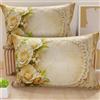 PETTI Artigiani Italiani - Coppia di Federe Cuscino 30x50 cm in Microfibra, Cuscini Arredo Camera da Letto, Divano, Salotto, Set 2 Fodere Copricuscino, Federa Shabby 342, 100% Made in Italy