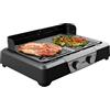 Princess Barbecue e griglia da tavolo elettrici - 43x27 cm - Termostato regolabile - 2 zone di riscaldamento - Rivestimento antiaderente - 2000 W - 01.112254.01.001