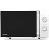 Toshiba MW2-MM20P(WH) - Forni a microonde standard, 20 Litri, 800 W, 5 livelli di potenza con pratica funzione di scongelamento, illuminazione a LED interno/Bianco