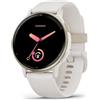 GARMIN - Vivoactive 5 3,05 cm (1.2') AMOLED 42 mm Digitale 390 x 390 Pixel Touch screen Bianco Wi-Fi GPS (satellitare)