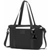 KONO Borsa Università Donna, Tote Bag Grande con Tracolla per Lavoro | Impermeabile, PC 15.6 Pollici, Shopper Leggera, Borse a Spalla per Viaggio, Ufficio, Scuola e Palestra