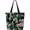 Eco Right Ecoright Large Canvas Tote Bags for Women, with Inner Pocket, Reusable Tote Bag with Zip for School, Work, Shopping, Beach