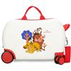 Disney Joumma Simba & Friends Valigia per bambini Bianco 45 x 31 x 20 cm Rigida ABS 24,6 L 1,8 kg 4 ruote Bagagli Mano, bianco, Valigia per bambini