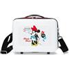 Disney Enjoy The Day Borsa da Toilette Adattabile in ABS, 29 cm, Bianco