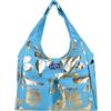 Aqua di Mare BORSA MARE RIB STOP TONDA IBISCUS METAL 100% PL AQUA DI MARE