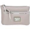 Reebok Borsa da toilette Reebok Tina Due scomparti Grigio 17x9x2 cm Pelle sintetica