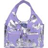 Aqua di Mare BORSA MARE RIB STOP TONDA IBISCUS METAL 100% PL AQUA DI MARE