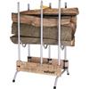 wolfcraft Multicavalletto Taglialegna Pieghevole per Tronchi e Legna | Robusto cavalletto con scala graduata 25, 33 e 66 cm per tagli veloci, montaggio rapido, Made in Europe, 5121000