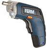 FERM Avvitatore a batteria / Cacciavite - Batteria agli ioni di litio 3.6V - 1.3Ah - incluso set di accessori da 27 pezzi