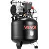 VEVOR Compressore d'Aria da 30 Litri 1,5 KW, Compressore d'Aria Senza Olio con Pressione Massima di 10 Bar, per Riparazioni Auto, Gonfiaggio Pneumatici, Verniciatura a Spruzzo, Chiodatura di Legno