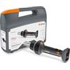 Steinel Utensile ad aria calda a batteria MobileHeat MH 7 | pistola termica professionale AMPShare 18 V, 150 - 550 °C, 200 l/min (senza batteria)