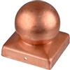 Connex HV4298 - Pomello con sfera in rame, 70 x 70 mm