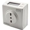 VEMER 4GREEN VE798600 ENERGY MONITOR - Contatore Energia Elettrica a Spina, Misuratore Consumo Elettrico con Presa Italiana, Ideale per Monitorare Consumo Elettrodomestici, Bianco