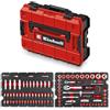 Einhell Accessories Einhell E-Case 92 pezzi valigetta portautensili Officina | Dotazione per officina | accessori per inserti | set di bussole | cricchetti | set di chiavi a brugola | valigetta di sistema