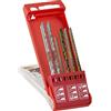 KWB 6256-30 Set di lame per seghetto alternativo, 6 pezzi, attacco universale