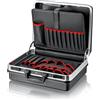 KNIPEX Valigia portautensili Basic senza utensili 410 mm, 00 21 05 LE | 41 scomparti di inserimento, cassetta degli attrezzi vuota