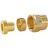 SOMATHERM FOR YOU - Compressione dritto accoppiamento per il tubo Ø20 PER - dado svolta a destra 20/27 (3/4 )