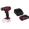 Einhell Trapano Avvitatore a Batteria Tc-Cd 18/35 Li - Solo Power X-Change (Ioni di Litio, 18 V) + 2,5 Ah Power X-Change Batteria