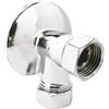 SOMATHERM FOR YOU - ottone cromato applique M15 / 21 rotante Dado 14-15/21 - Rosette Ø55mm