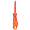 TOTAL - Destornillatore Isolato - Per Lavori Elettrici - Punta Pozidrive - Cromo Vanadio - Certificazione Standard VDE - Misure: PZ1 X 80 mm