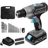 Cecotec Trapano avvitatore e perforatore a batteria CecoRaptor Perfect Drill 2020 Advance. Batteria 20 V e 2000 mAh, Velocità senza carica 1550 giri/min, Coppia massima di 46 Nm, 25+1 posizioni