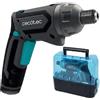 Cecotec Avvitatore a Batteria PowerGyro 4000 Clear. 49 Punte, 4V, 1500mAh, Convertibile 2in1, 200 rpm, Coppia 6Nm, 6+1 Posizioni, Luce LED, Autonomia 60 Min, Risolvi Ogni Lavoro con Molta Precisione