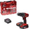 Einhell TE-CD 18/2 Li-i +64 (2x2,0 Ah) Akku-Schlagbohrschr auber