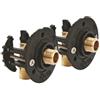 SOMATHERM FOR YOU - Sistema di fissaggio rubinetto sottoLavabo/Lavello per tubo PER diametro Ø12 - Kit completo con raccordi a innesto M12/17 (3/8'')