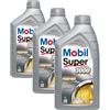 Mobil Super3000 X1 5W40 1L, Olio Motore (Confezione da 3)