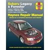 Haynes Manuals Inc Subaru Legacy & Forester covering Legacy (2000-2009) & Forester (2000-2008), inc. Legacy Outback & Baja Haynes Repair Manual (USA)