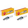 NGK Candela accensione 96596 Esecuzione raccordo ad anello (a tazza) Elettrodo centrale-Nichel 1 Elettrodo di massa schermato/a 1 kOhm con sede-tenuta piatta Apertura chiave: 16 mm Lunghezza