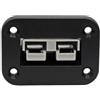 Offgridtec telaio da incasso SB50 Anderson 90A con copertura antipolvere, resistente all'acqua IP65, plastica di alta qualità, montaggio con connettore Anderson 12V-24V DC per camper, barche e solari