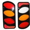 PERUZZO Plastiche fanali Peruzzo Pure instinct coppia destra + sinistra nera