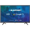 Blaupunkt 32FBG5000S Smart TV LED 32'' Full HD Google TV DVB-T2 Wi-Fi Dual Band Bluetooth Dolby Digital colore Nero