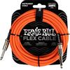 Ernie Ball Flex Cavo per strumenti, dritto / dritto, 6.1m, colore arancia