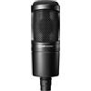 Audio-Technica AT2020 Microfono cardioide a condensatore (connessione XLR) per voce fuori campo, podcasting, streaming e registrazione