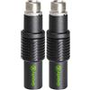 Gravity MS QC 1 B - Attacco rapido per supporto microfono e portamicrofono (Confezione da 2)