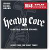 JIM DUNLOP - DHCN1048 Heavy Core - Set corde per chitarra elettrica 10-48, tensione elevata per accordature ribassate