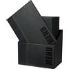 SECURIT MENU-Box TRENDY con 20 PORTA MENU' NERO MC-BOX-TRA4-BL