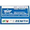 ZENITH SCATOLA 1000 PUNTI ZENITH 130/E S100 (6/4) IN ACCIAIO NATURALE 0311301431