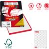 MARKIN Etichetta adesiva R/300 bianca 100fg A4 tonda Ø20mm (88et/fg) Markin X210R300