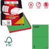 MARKIN Etichetta adesiva C/509 verde 100fg A4 210x148,5mm (2et/fg) Markin X210C509VE