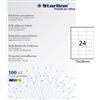 STARLINE Etichetta adesiva bianca 100fg A4 70x36mm (24et/fg) STARLINE X210ODC500