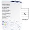 STARLINE Etichetta adesiva bianca 100fg A4 105x59mm (10et/fg) STARLINE X210ODC507
